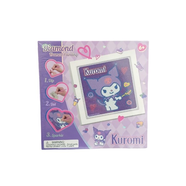 Pintura con diamante Sanrio A Kuromi