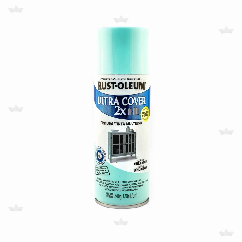 AEROSOL ULTRA COVER 2X OCEANO BRILLANTE- 340 GRS. AEROSOL ULTRA COVER 2X OCEANO BRILLANTE- 340 GRS.