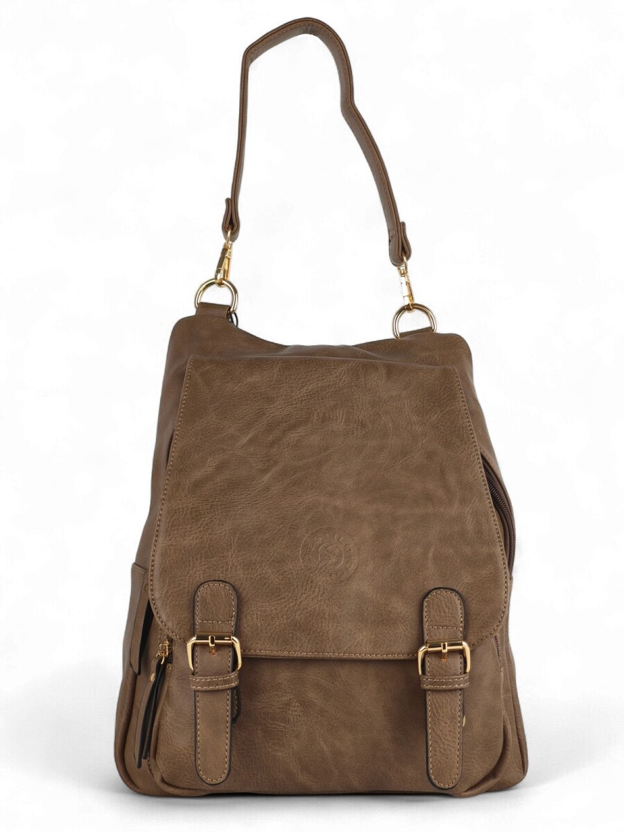 Mochila cartera - Marron 
