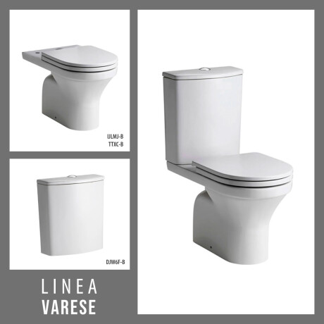 JUEGO INODORO, TAPA Y MOCHILA FERRUM LINEA VARESE descarga a 25 cms. 000