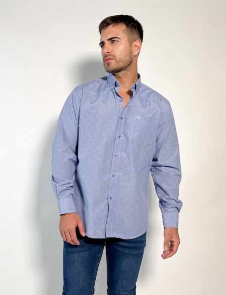 Camisa a cuadros Odiseo Azul