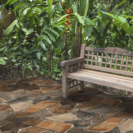 Ceramica Para Piso De 60X60 Marron Rustico Rectificado Antideslizante Pei Iv Lume GAMAS DE MARRON