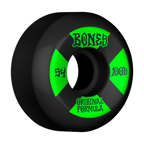 Ruedas Bones 100's 54mm Black - V5 Wide Ruedas Bones 100's 54mm Black - V5 Wide