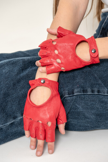 Guantes de Conducir Rojo