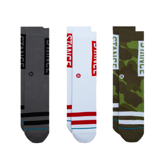Medias Stance Medias Stance The Og 3 Pack - Multicolor Medias Stance Medias Stance The Og 3 Pack - Multicolor