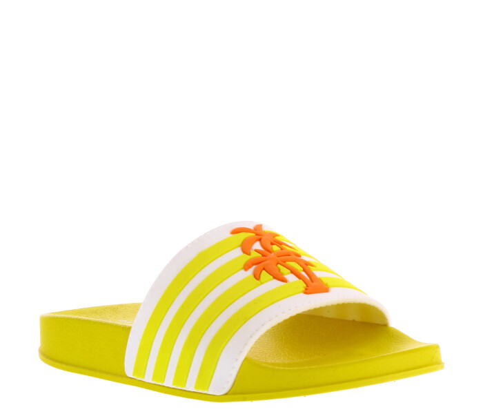 Sandalia de Niña Mini Miss Carol PALM con banda Blanco - Amarillo