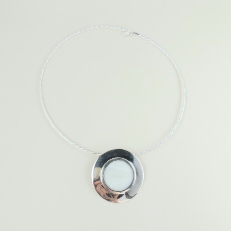 Dije de plata 925 con Nacar, DISCO Dije de plata 925 con Nacar, DISCO