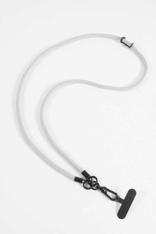Cordón para celular gris