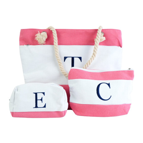 Bolso de playa + 2 cosmetiqueros Bolso de playa + 2 cosmetiqueros