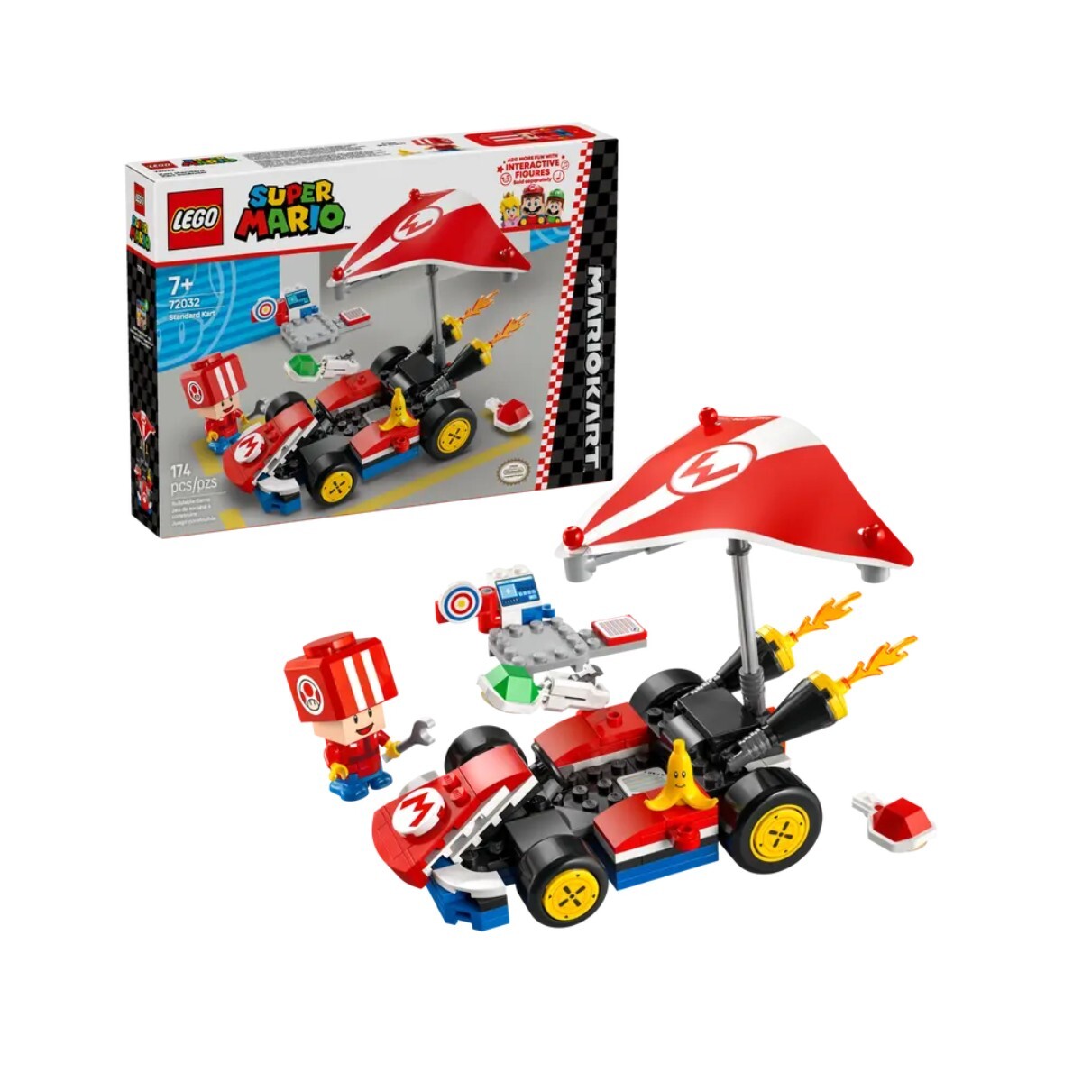 LEGO Mario Kart: Kart Estandar174 Piezas 