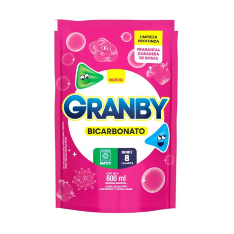 Detergente liquido para ropa Granby 800ml Rosas Detergente liquido para ropa Granby 800ml Rosas