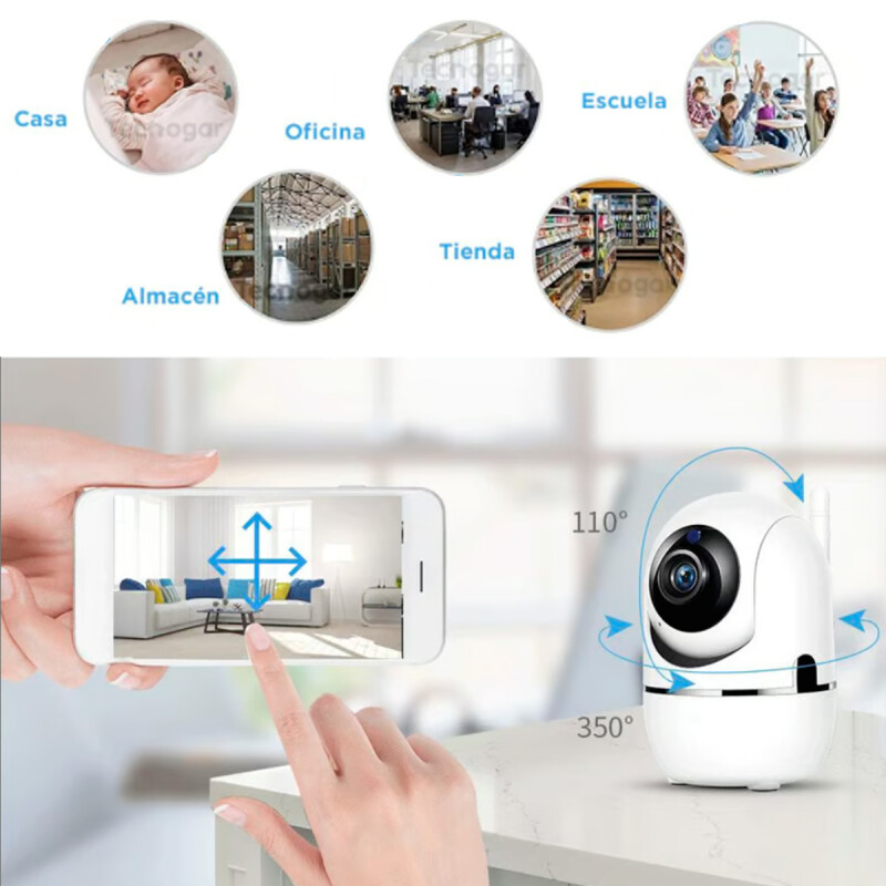 Cámara de seguridad de techo Y13-1 conectividad app Cámara de seguridad de techo Y13-1 conectividad app