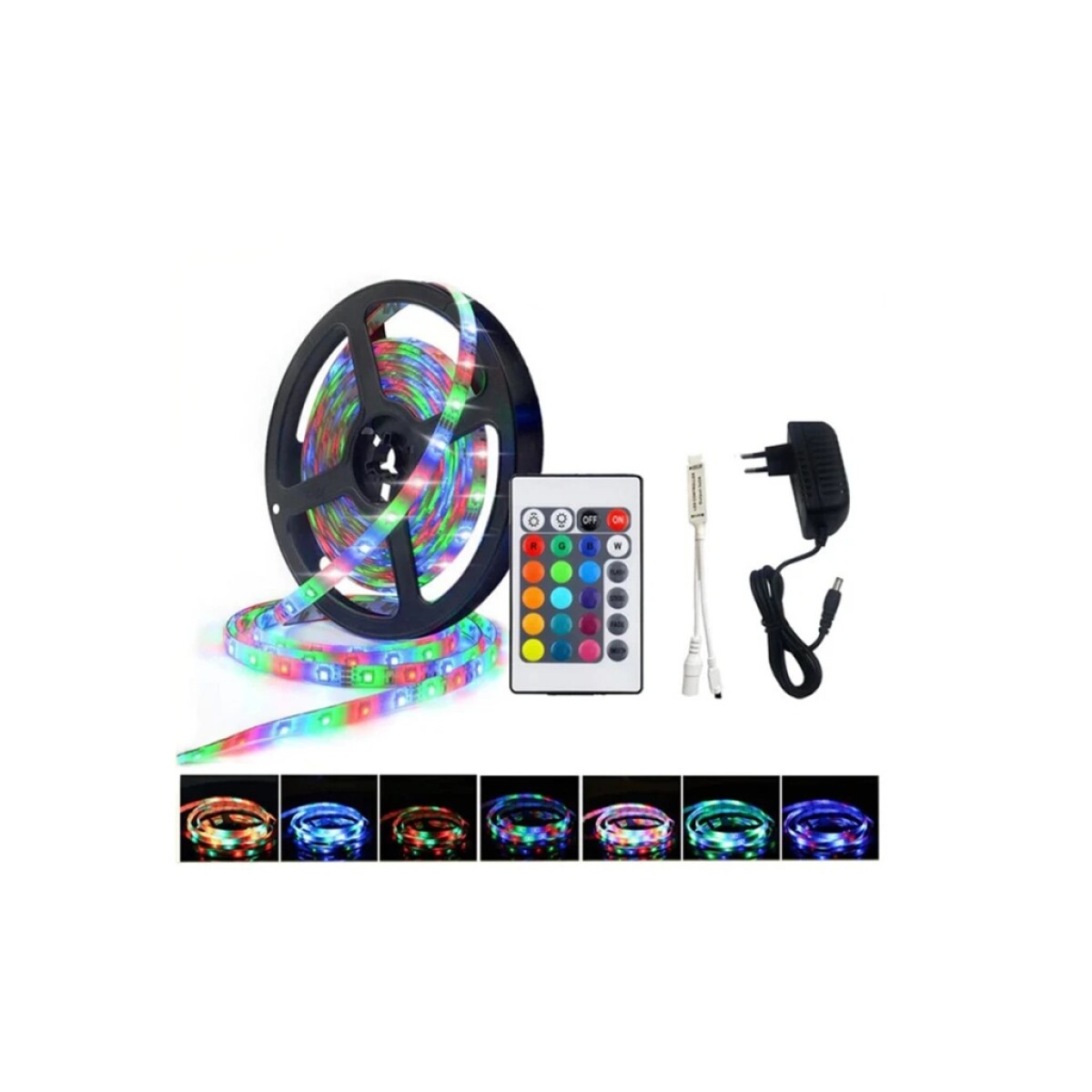 ROLLO LED RGB 15M CON CONTROL 