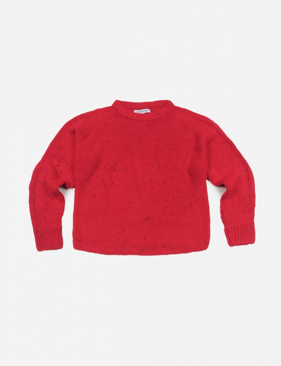 Sweater a la base - Rojo 