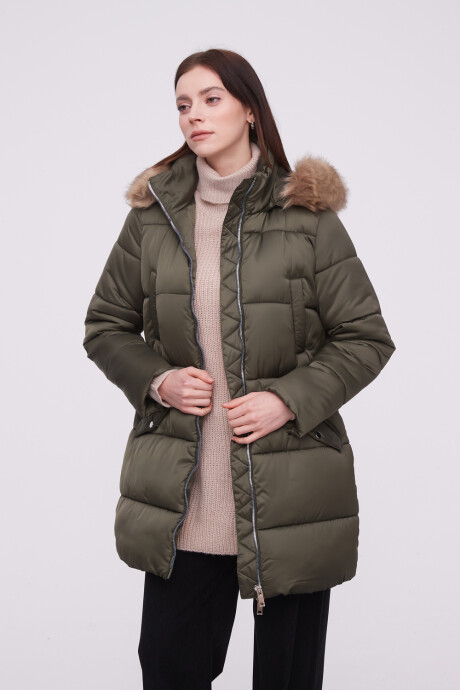 Campera Cielo Verde Oliva Oscuro