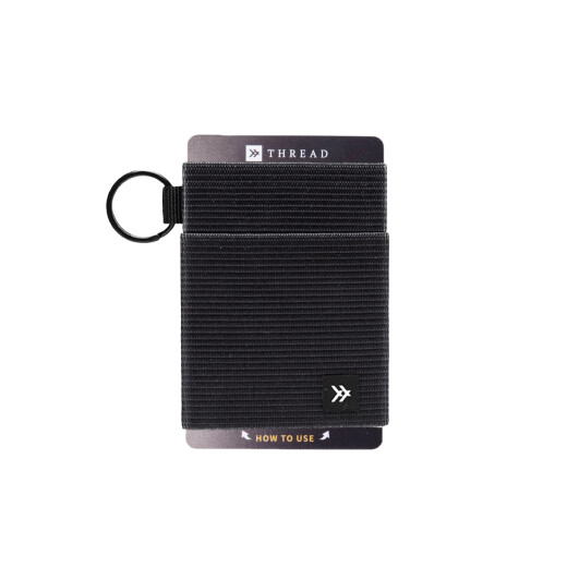 Billetera Thread Black Elastic Wallet Billetera Thread Black Elastic Wallet
