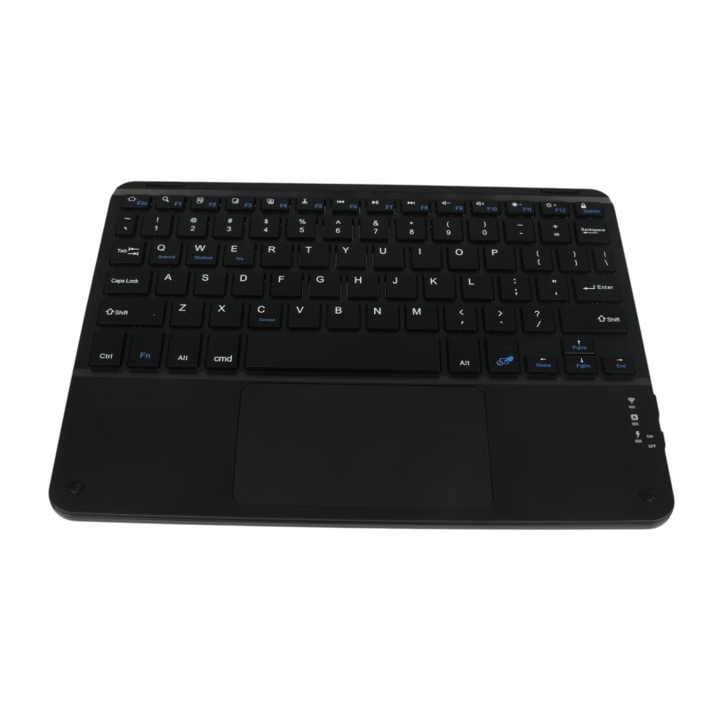 Teclado inalambrico mini bluetooth recargable negro Teclado inalambrico mini bluetooth recargable negro