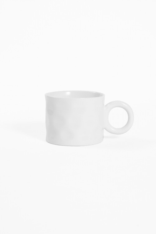 Taza cerámica blanco