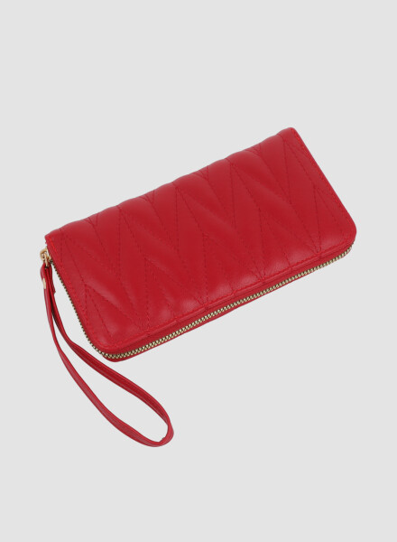Billetera puffy Rojo
