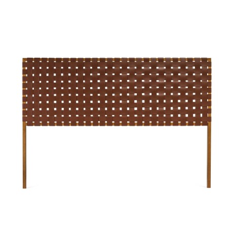 RESPALDO 2 PLAZAS PU-Y-MADERA MARRON FIAMMA