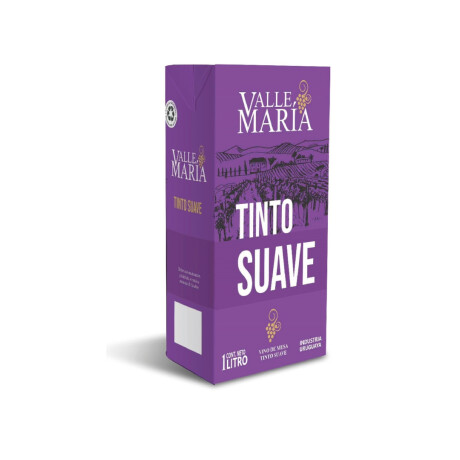 VINO VALLE MARIA TETRA 1L TINTO SUAVE VINO VALLE MARIA TETRA 1L TINTO SUAVE