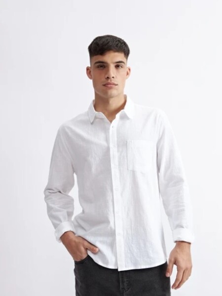 CAMISA N.SALIS 10705 BLANCO