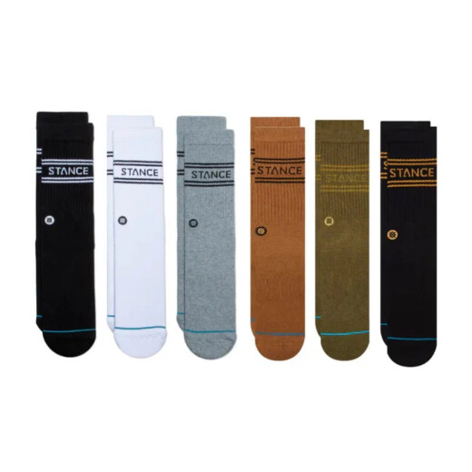 Medias Stance Basic Crew 6 Pack Medias Stance Basic Crew 6 Pack