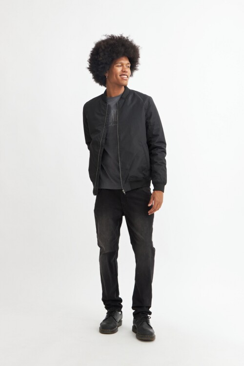 Campera bomber NEGRO