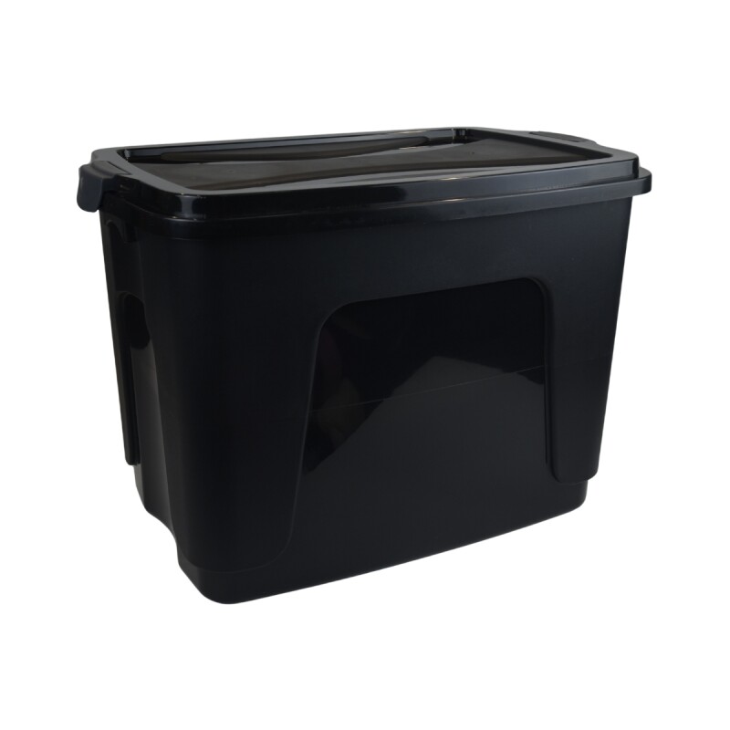 Caja organizadora 80 lts Alta NEGRO