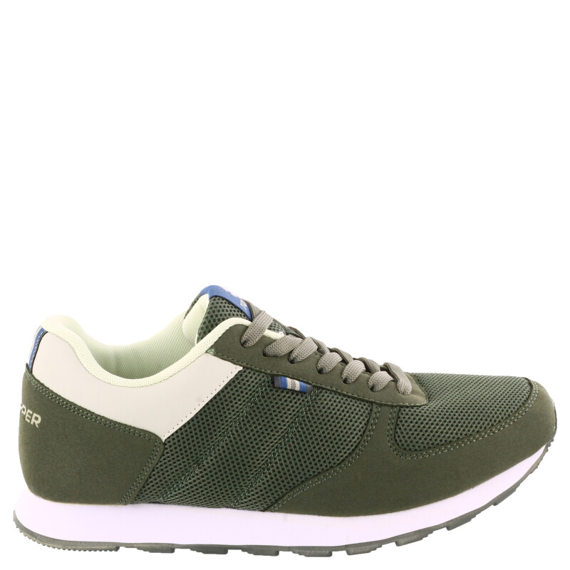 Championes de Hombre Topper T 350 Mesh Verde Oliva