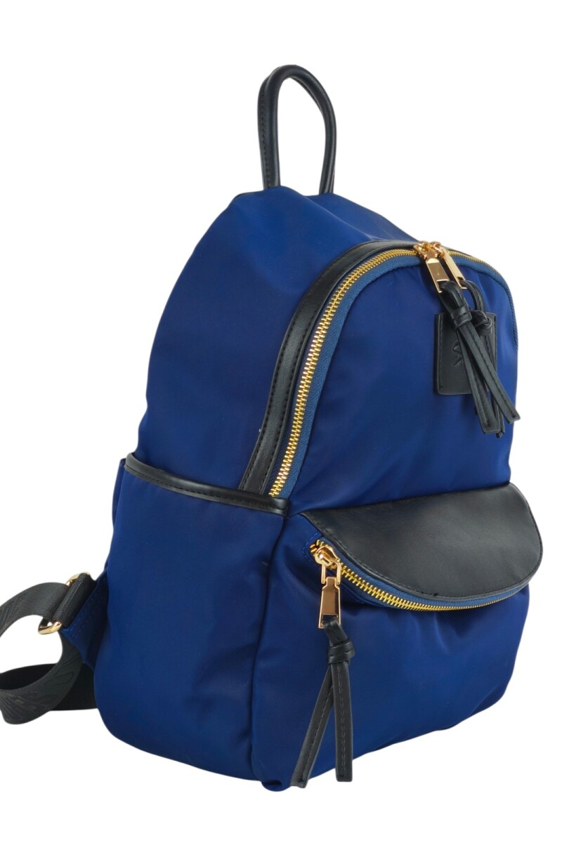 Mochila con bolsillo Azul