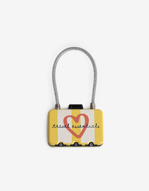 Viajes Varios Candado Con Combinación Numérica - Combinacion Tricolor