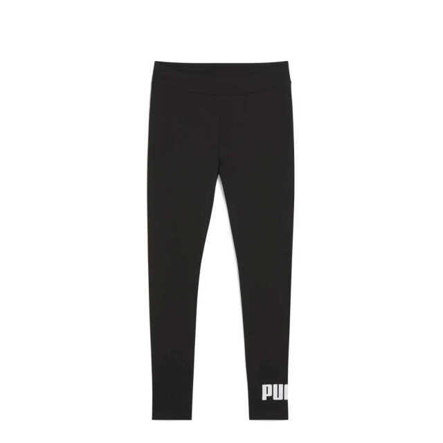 Calza de Mujer Puma Logo Leggings Negro - Blanco