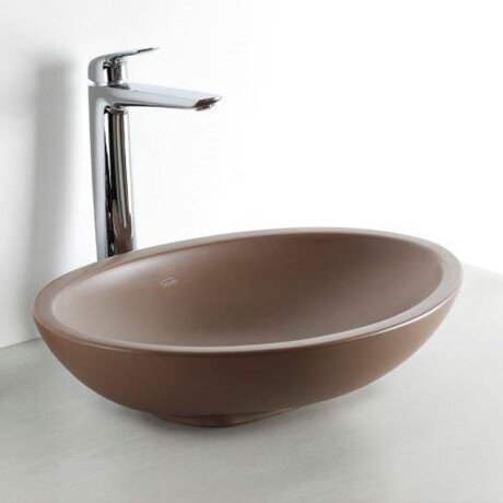 Bacha Oval De Apoyo Terra Ferrum GAMAS DE MARRON