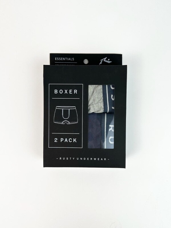 BOXER TREND RUSTY Gris/navy