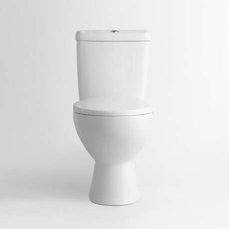 INODORO LARGO 64X36.5CM CON TAPA CIERRE SUAVE BLANCO BRILLO BLANCO