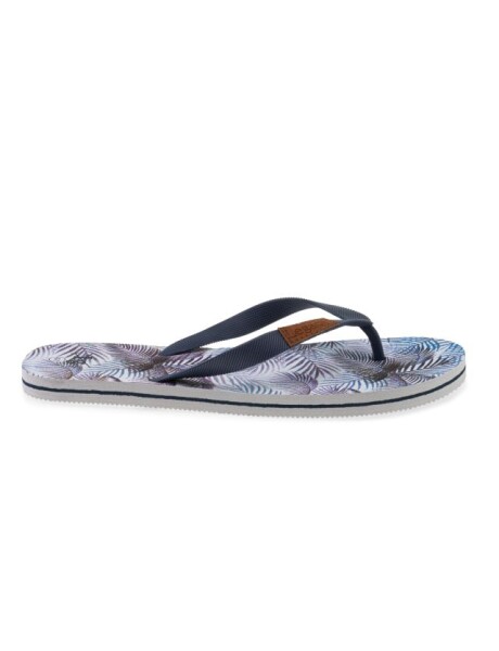 OJOTA CON DISEÑO PALMERAS Azul