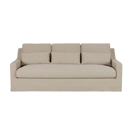 SOFÁ 3 CUERPOS TELA VERDE SINGAPUR KHAKI