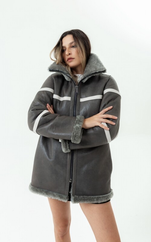 Tapado reversible Serena GRIS