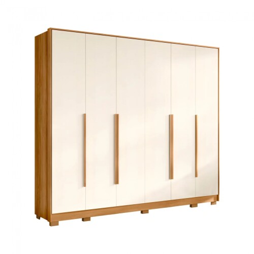 Ropero 6 puertas 6 cajones - Fascínio Blanco