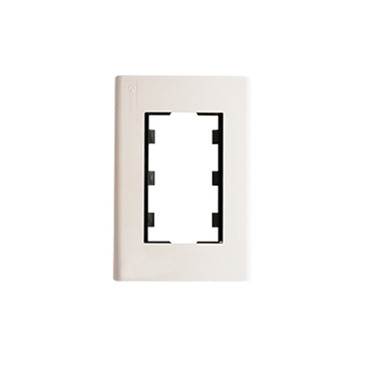 Plaqueta 3 Módulos Duomo Blanco 