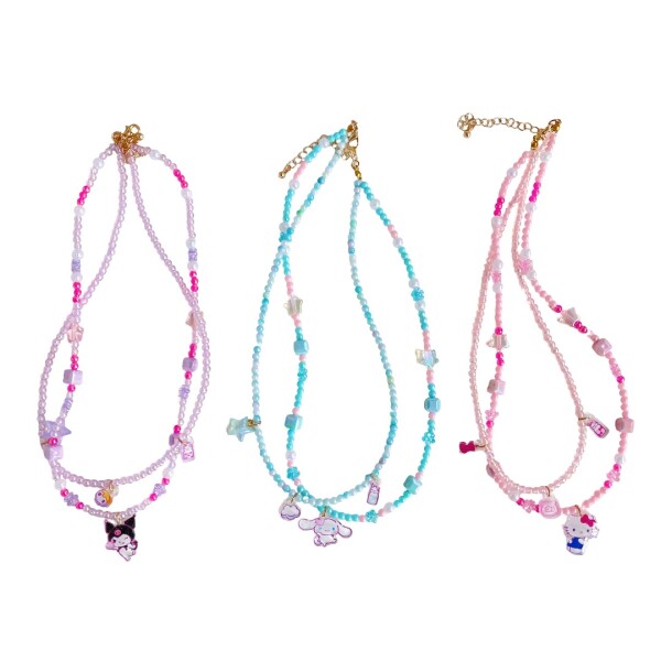 Collar cuentas Sanrio Kitty