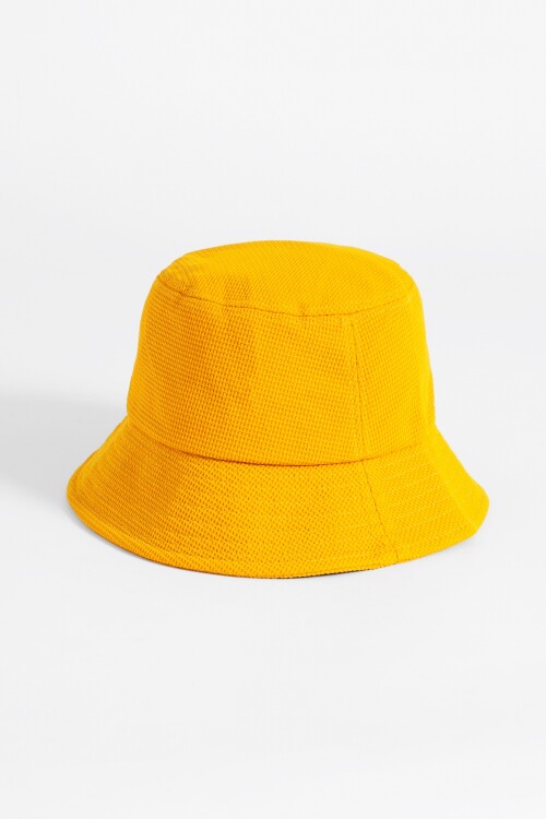 Bucket texturizado mostaza