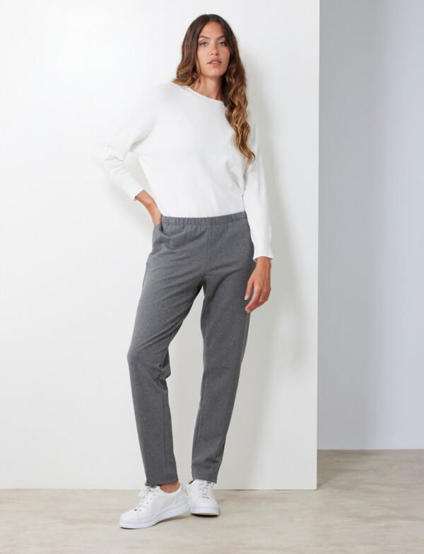 Pantalon Yoga Algodon GRIS