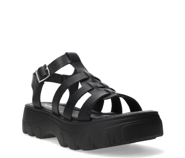 Sandalia de Mujer Bottero franciscana Negro