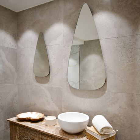 Espejos Combinados Con Luz Led 102X51.8 + 65.6X33 - X 2 Unidades GRIS