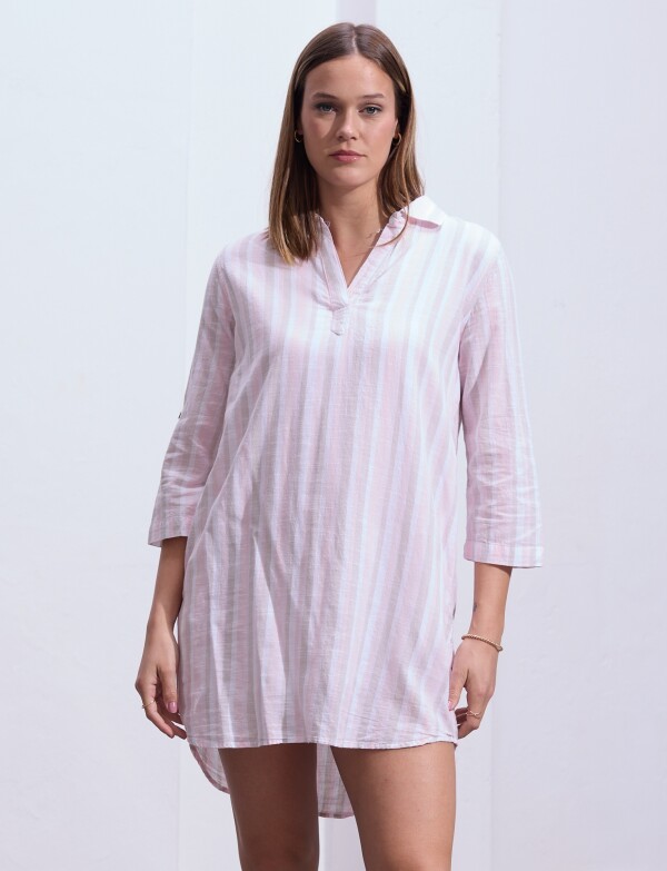 Vestido Algodon ROSA/MULTI