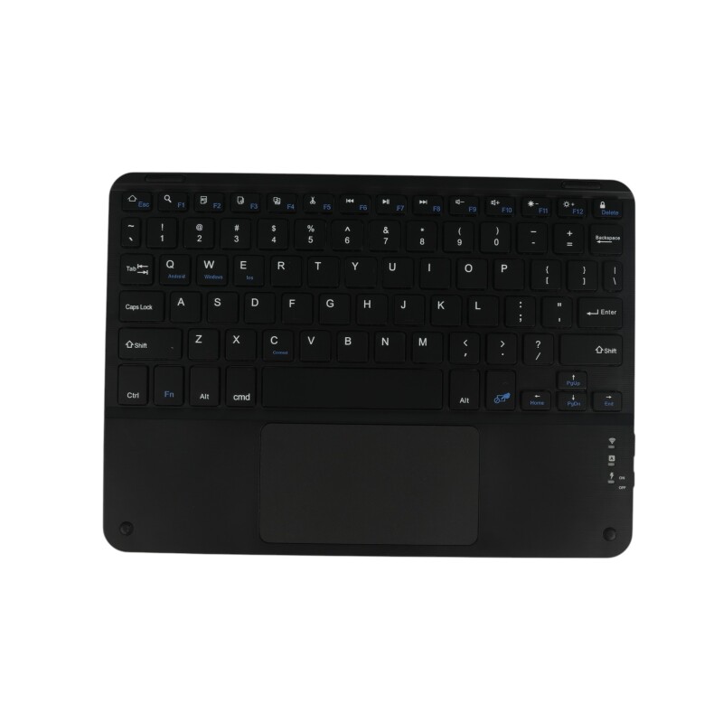Teclado inalambrico mini bluetooth recargable negro Teclado inalambrico mini bluetooth recargable negro