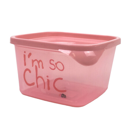 RECIPIENTE PLASTICO CUADRADO 900ML 7006/6 RECIPIENTE PLASTICO CUADRADO 900ML 7006/6