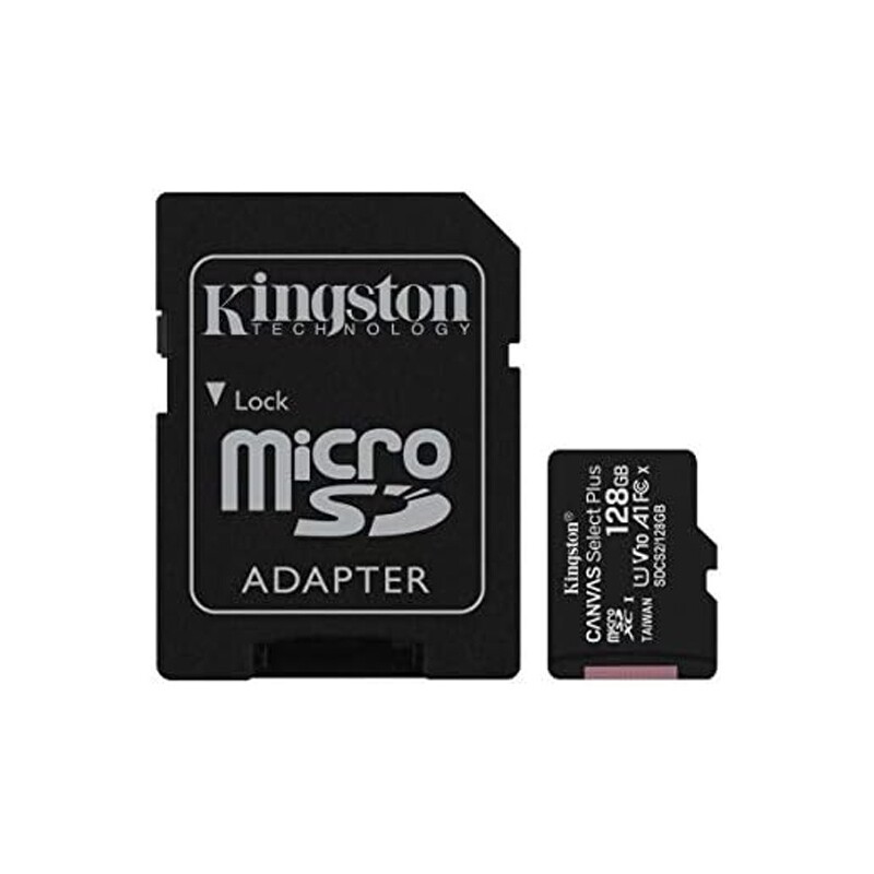 Memoria MicroSDXC Kingston SDCS2 128GB con adaptador Clase10 Memoria MicroSDXC Kingston SDCS2 128GB con adaptador Clase10